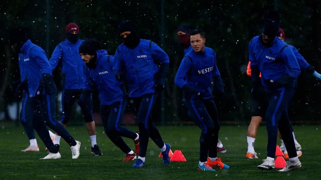 Trabzonspor'un Başakşehir FK maçı hazırlıkları sürüyor