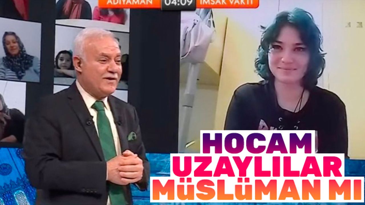 Prof. Dr. Nihat Hatipoğlu'na, 'Uzaylılar Müslüman mı?' sorusu