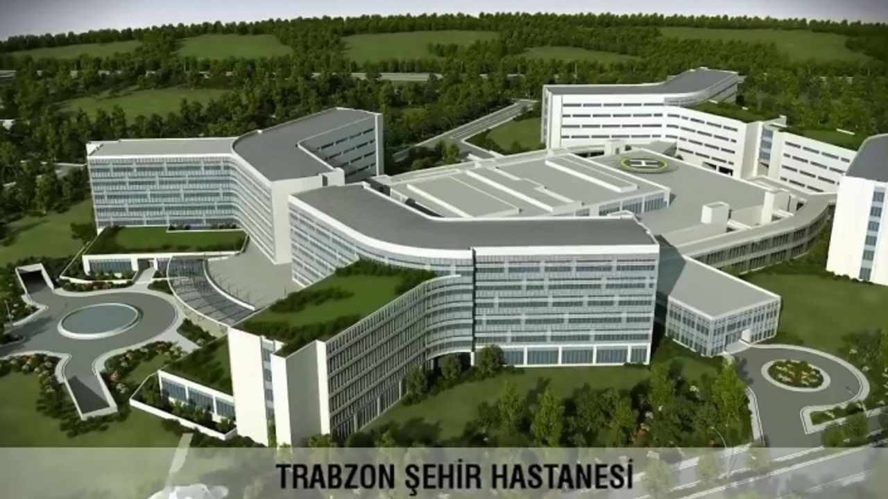 Trabzon Şehir Hastanesi’nin kazıkları atılıyor