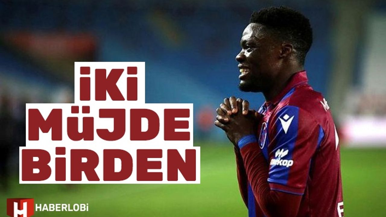 Trabzonspor'a iki müjde birden!