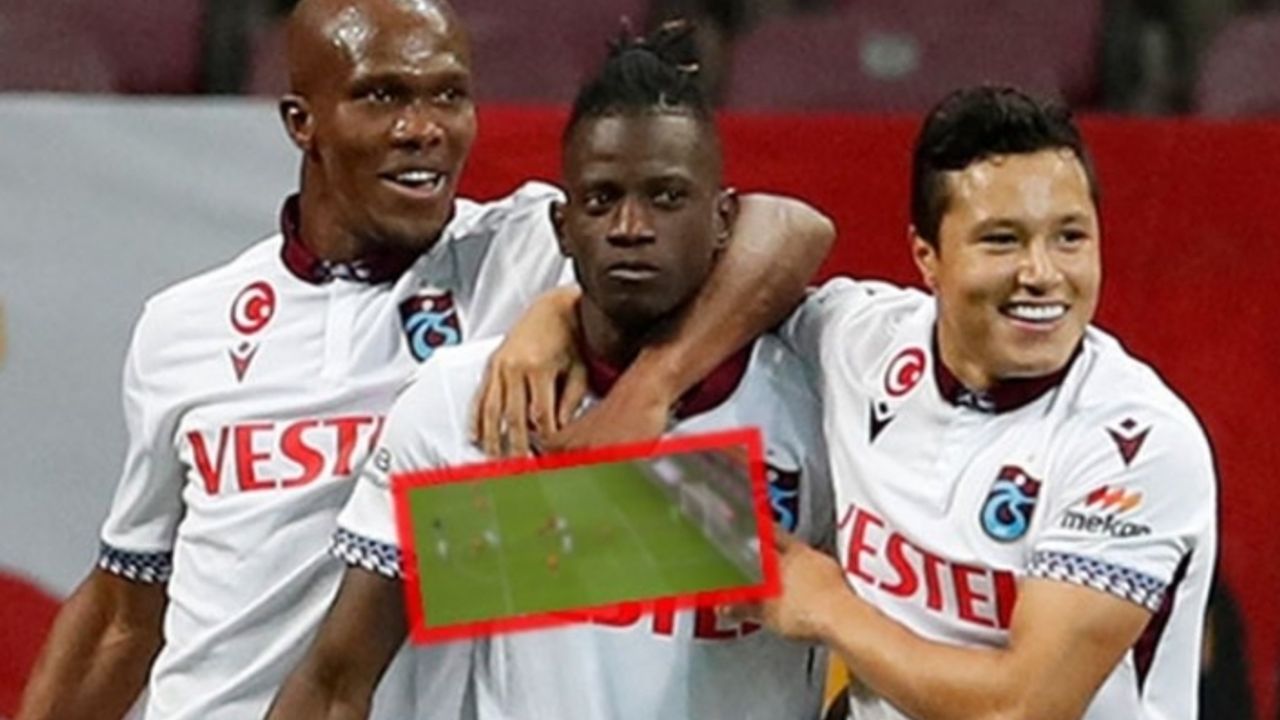 Trabzonsporlu Edgar'dan Galatasaray ağlarına müthiş gol! İşte o pozisyon