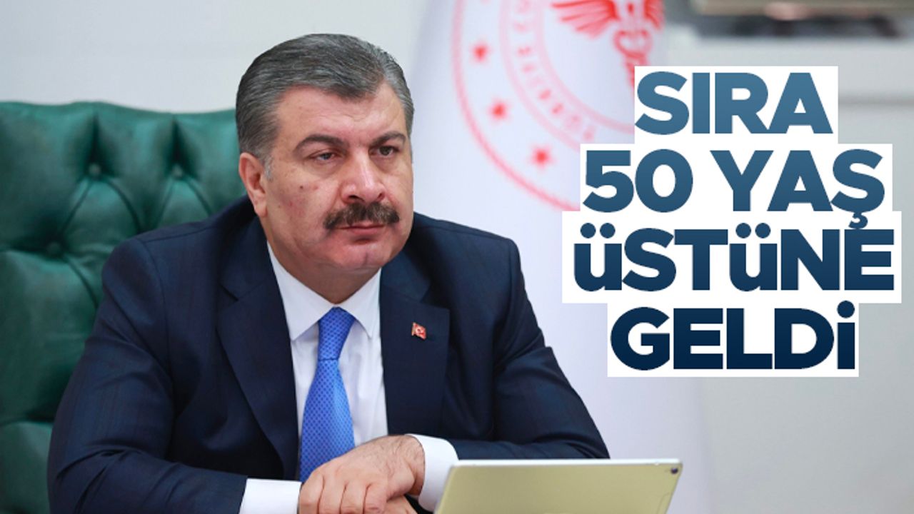 50 yaş üstü vatandaşların aşılanmasına 1 Haziran'da başlanacak