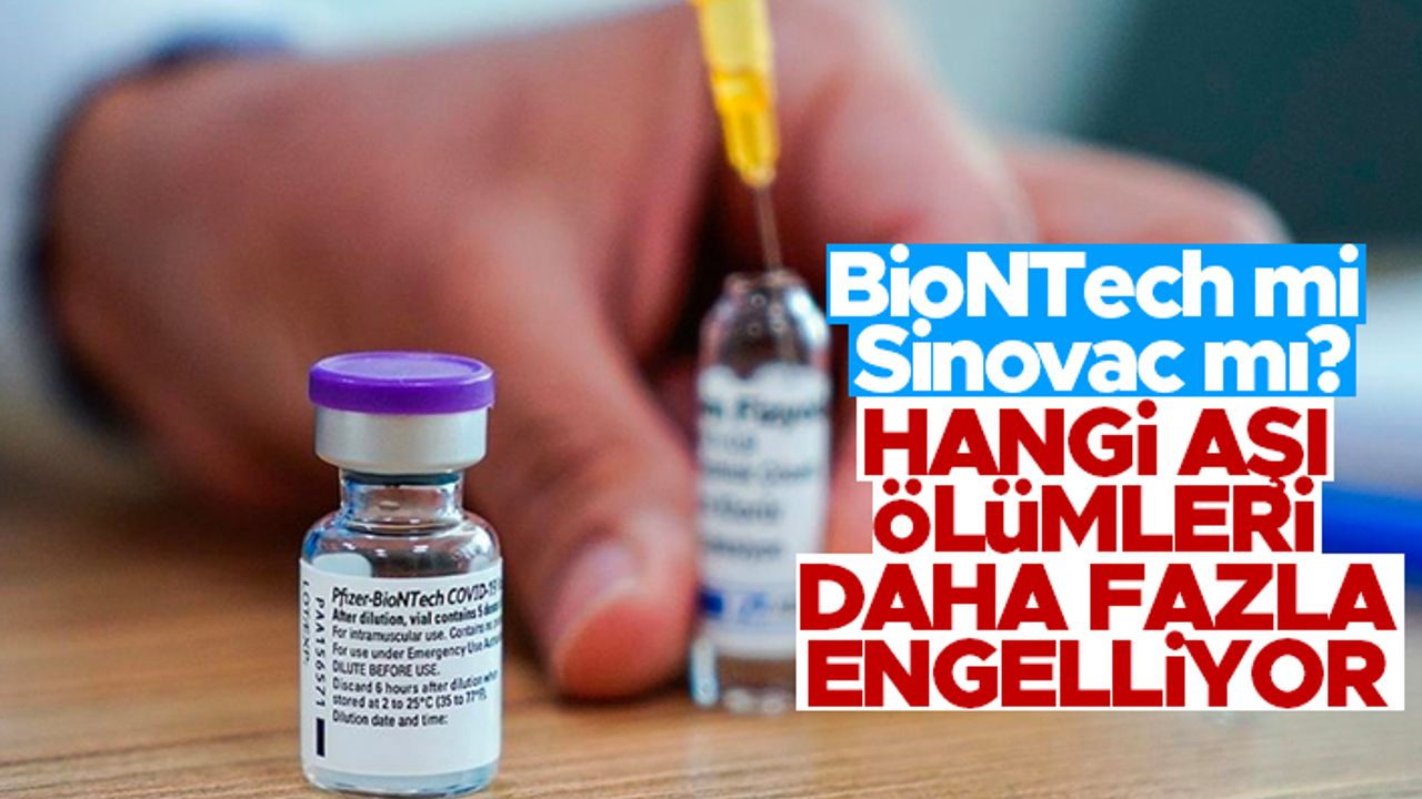 BioNTech mi Sinovac mı? Hangi aşı ölümleri daha fazla engelliyor?
