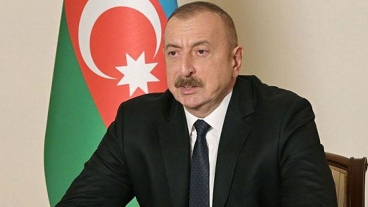 Karabağ'da yapılacak yeni caminin temeli Aliyev tarafından atıldı