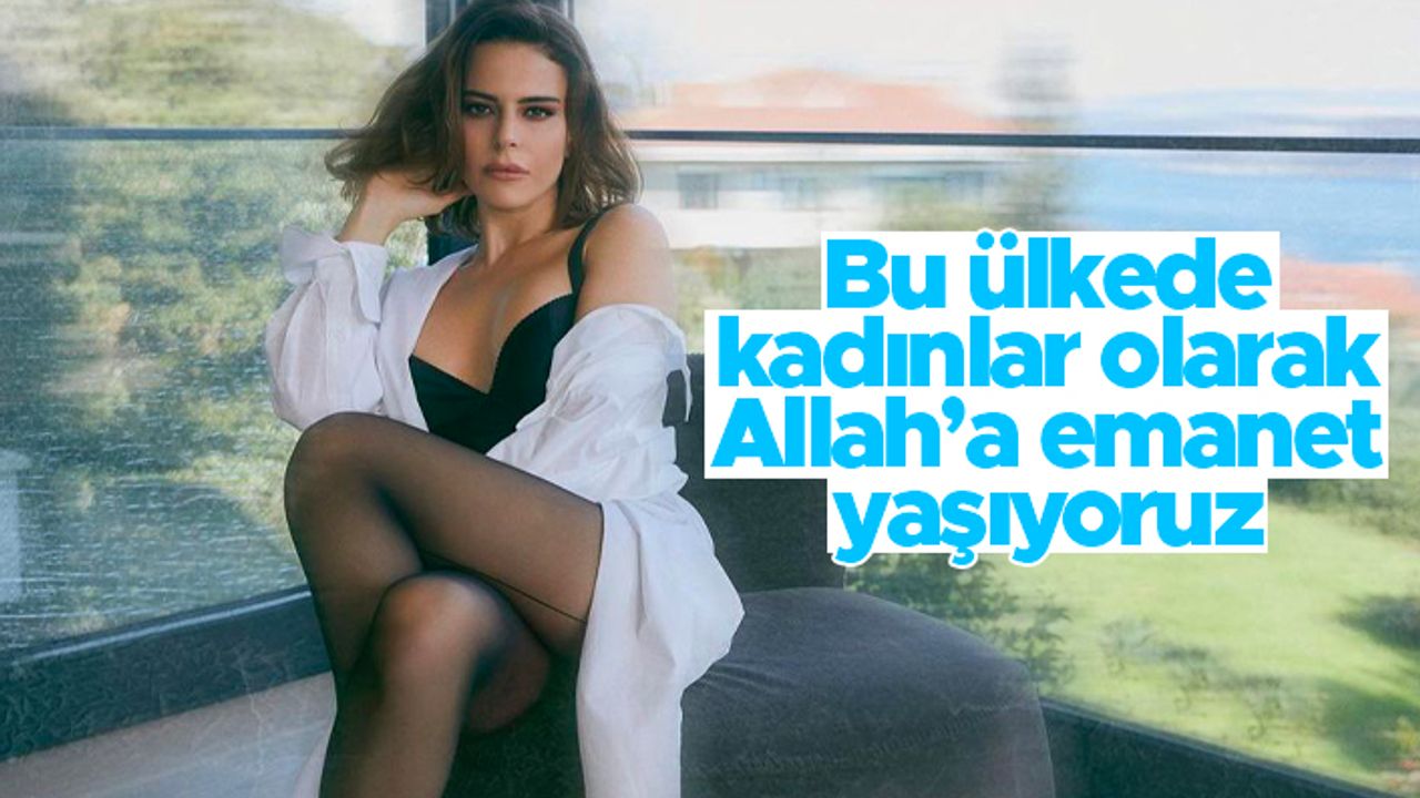 Simge Sağın: Bu ülkede kadınlar olarak Allah’a emanet yaşıyoruz