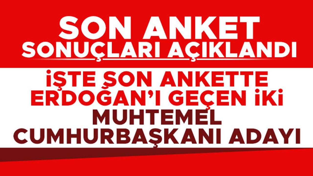 Son anket gündeme bomba gibi düştü: Erdoğan’a destek en düşük seviyede