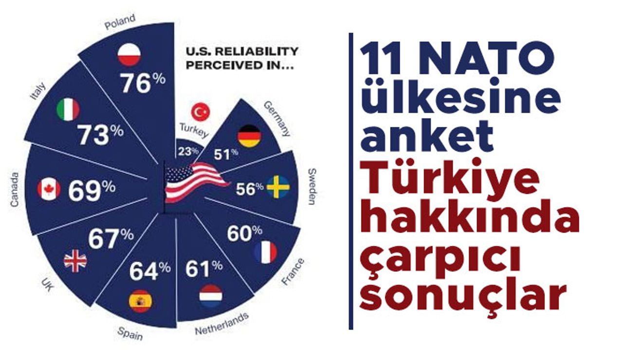 11 NATO ülkesine anket: Türkiye hakkında çarpıcı sonuçlar