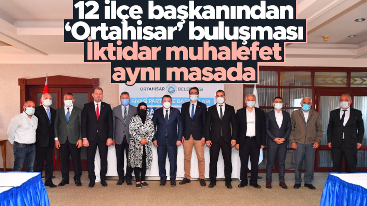Trabzon'da iktidar muhalefet aynı masada
