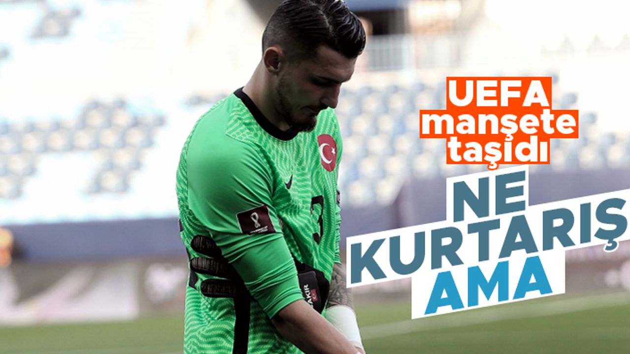 UEFA, Uğurcan'ı manşete taşıdı: Ne kurtarış ama!