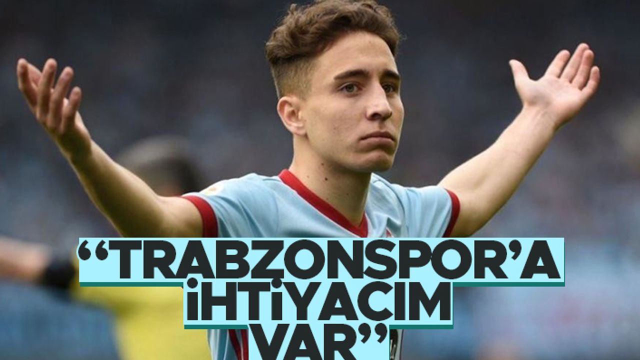 Emre Mor mesaj gönderdi: "Para önemli değil; Trabzonspor'a ihtiyacım var"