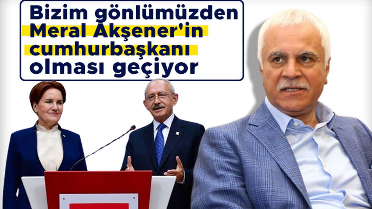 Koray Aydın: Bizim gönlümüzden Meral Akşener'in cumhurbaşkanı olması geçiyor
