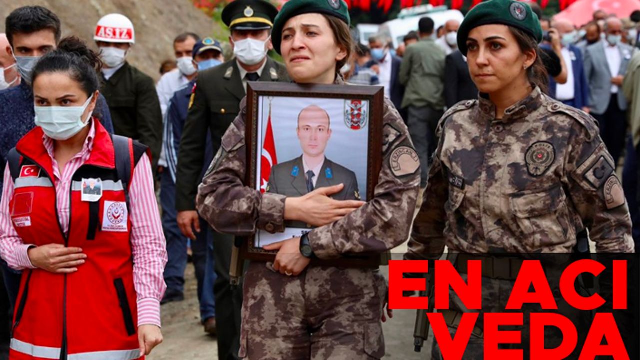 Şehit Astsubay Fatih Güney Ordu'da son yolculuğuna uğurlandı