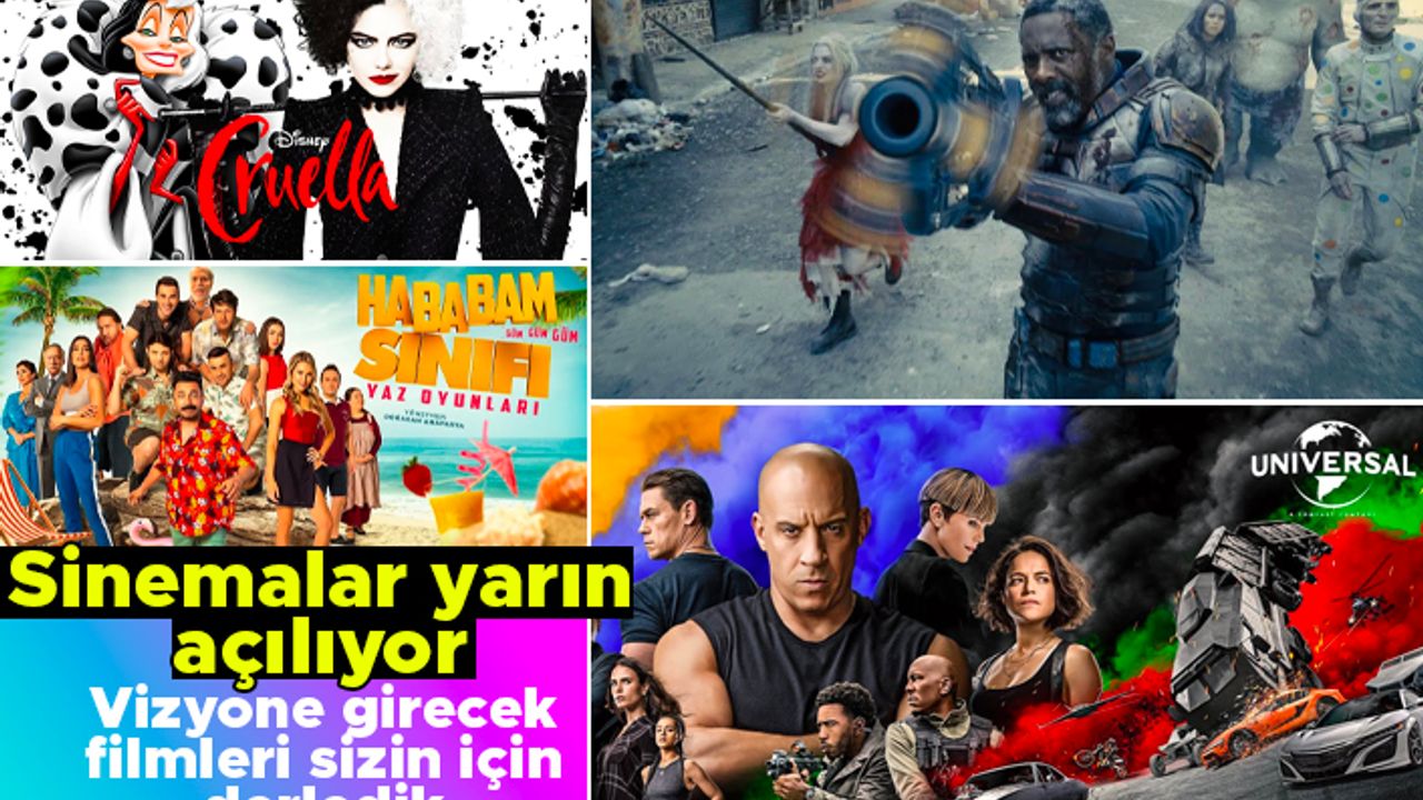 Sinemalar kapılarını açıyor: Temmuz ayında vizyona girecek filmler