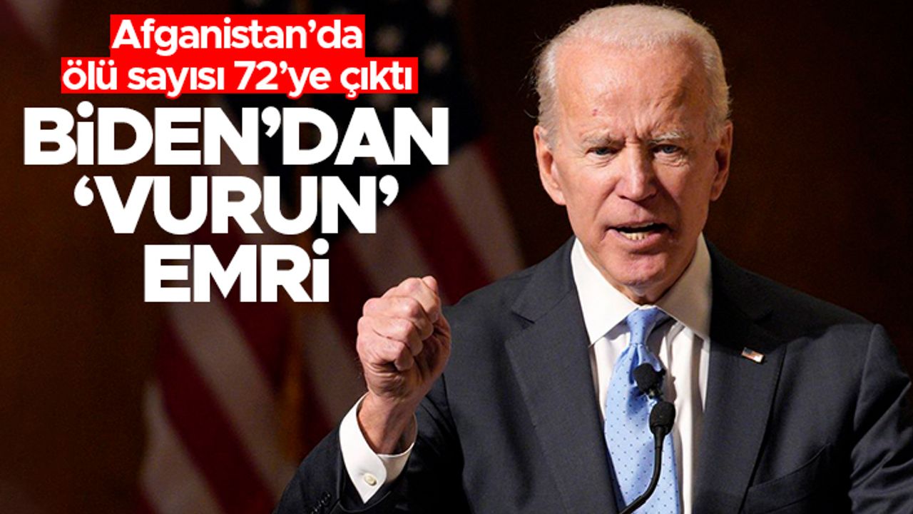 ABD Başkanı Biden: "Saldırıyı gerçekleştirenlere bedelini ödeteceğiz"