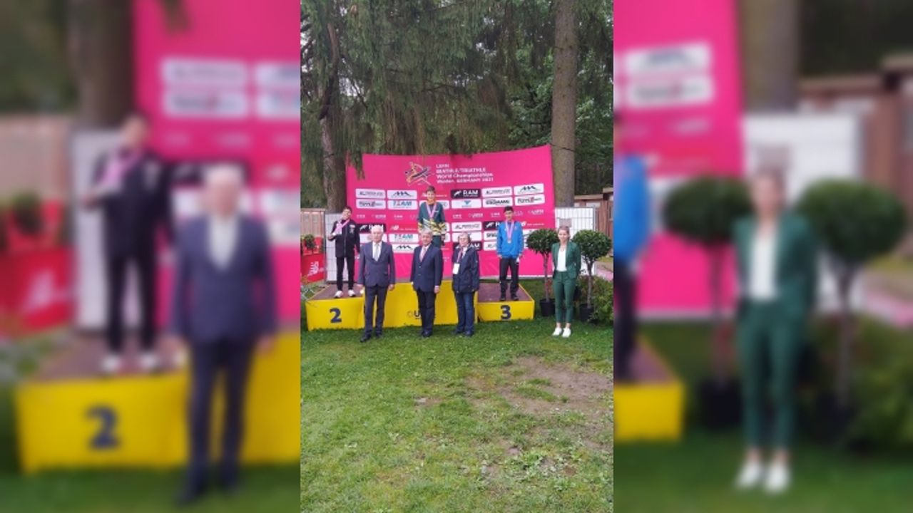 Biathle Triathle Dünya Şampiyonası’nda 1 altın, 2 gümüş, 2 bronz