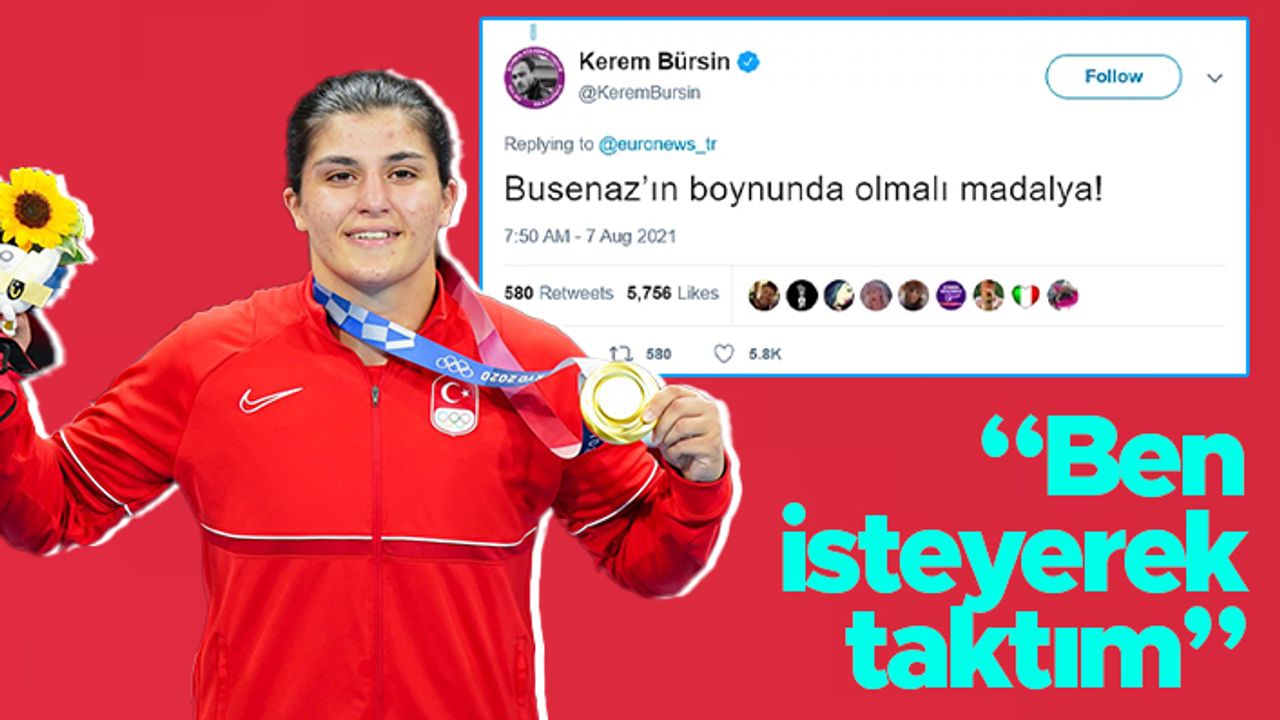Busenaz Sürmeneli'den Kerem Bürsin'in eleştirilerine cevap