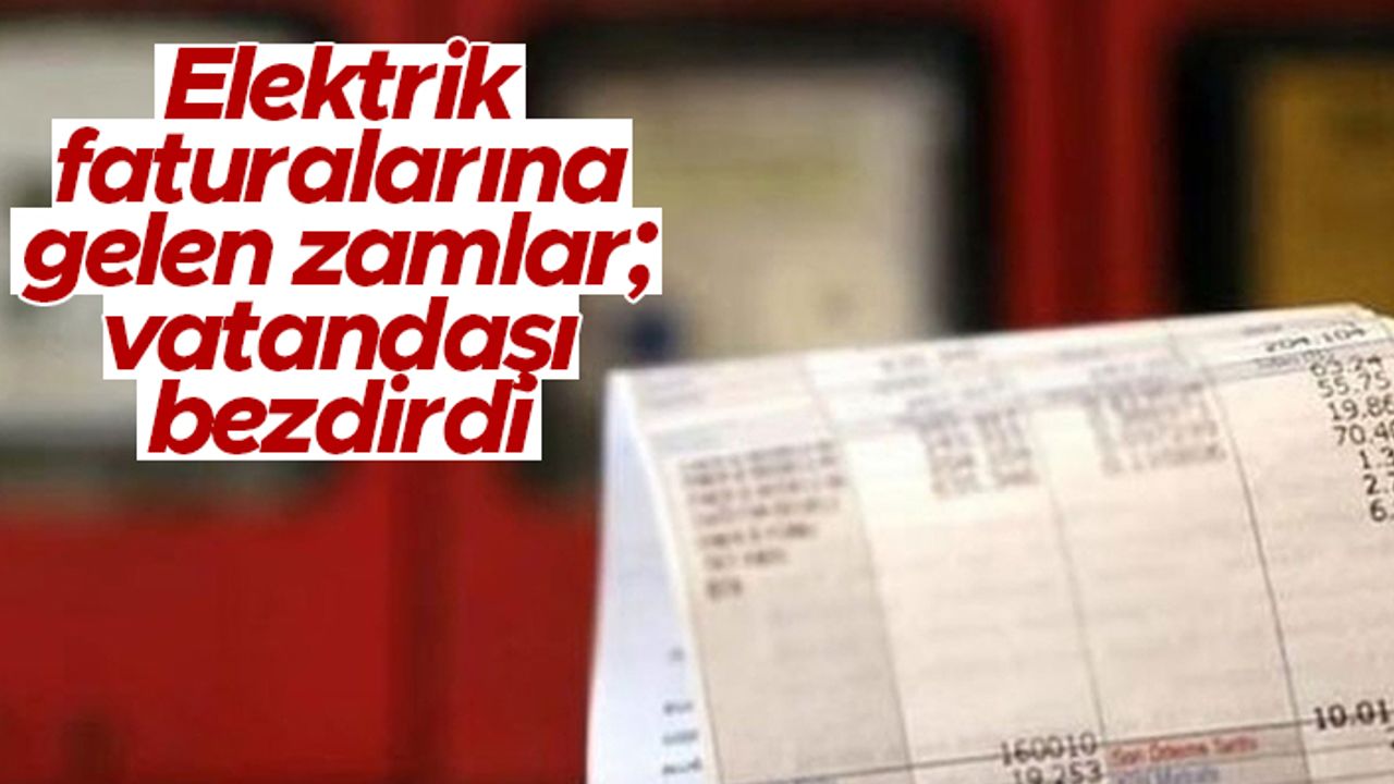 Elektrik faturalarına gelen zamlar vatandaşı bezdirdi