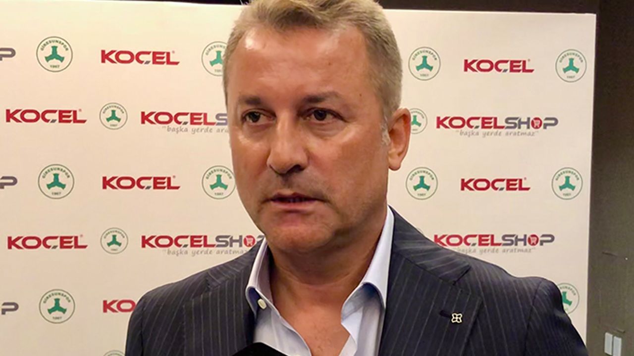 Giresunspor Başkanı Hakan Karaahmet: "Caner, Sinan gibi oyuncular kaliteli isimler"