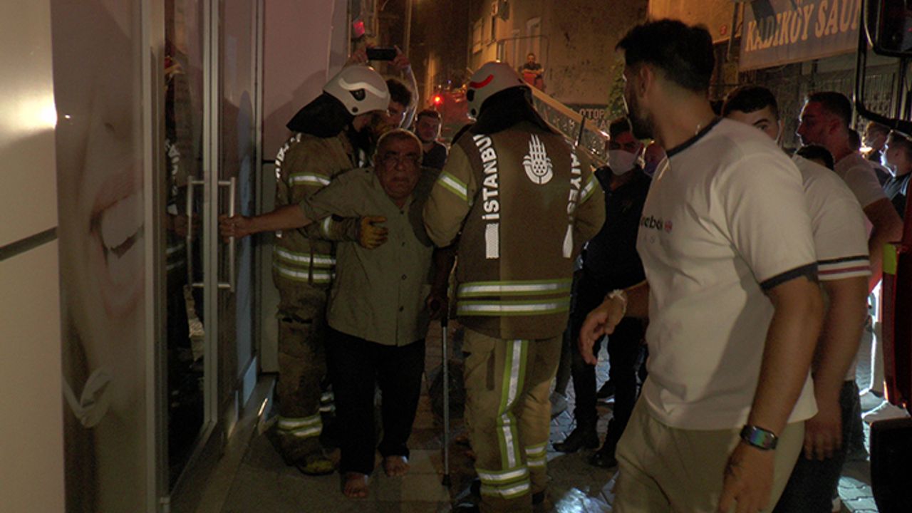 Kadıköy’de korkutan yangın: 3 yaralı