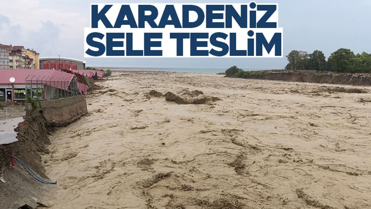 Karadeniz sele teslim - İl il son durum