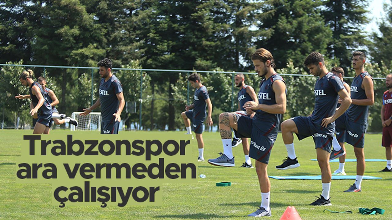 Trabzonspor ara vermeden çalışıyor