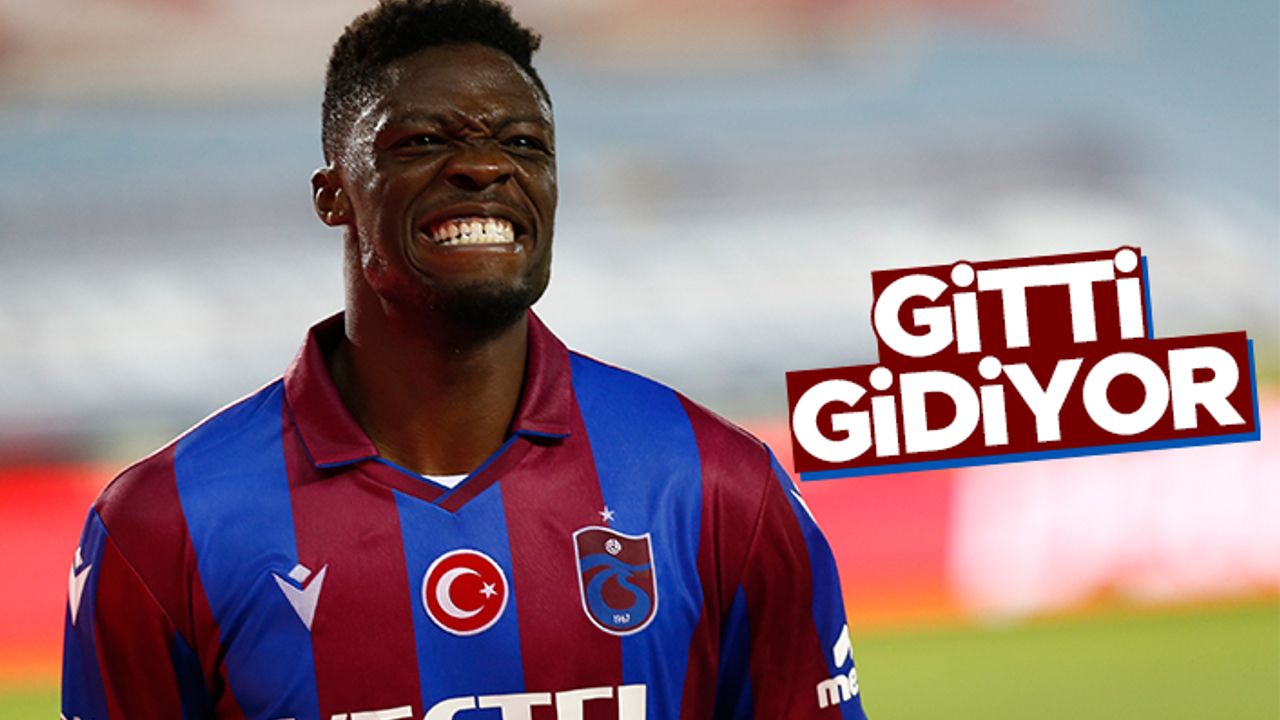 Trabzonspor'da Caleb Ekuban, gitti gidiyor