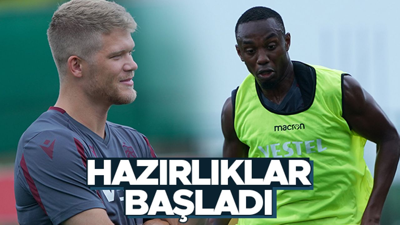 Trabzonspor'da hazırlıklar başladı - Sakatlardan güzel haberler geldi