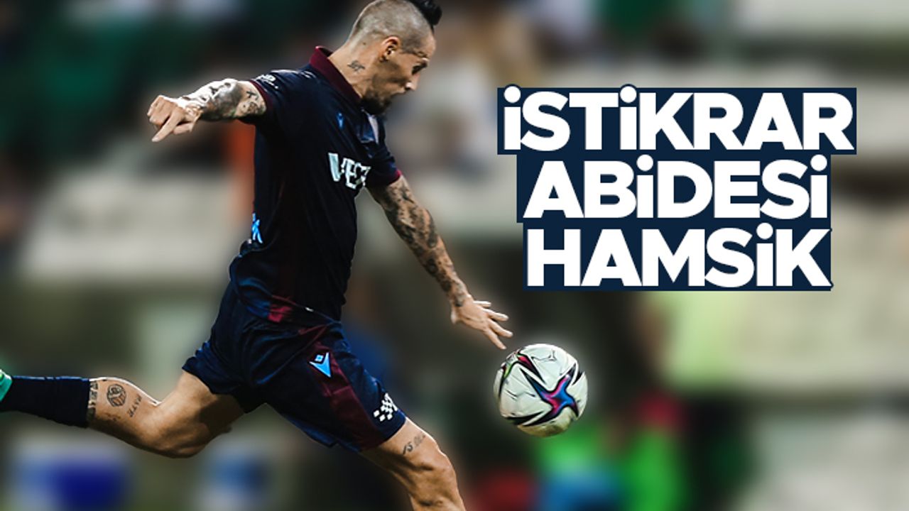 Trabzonspor'da Marek Hamsik istikrar abidesi
