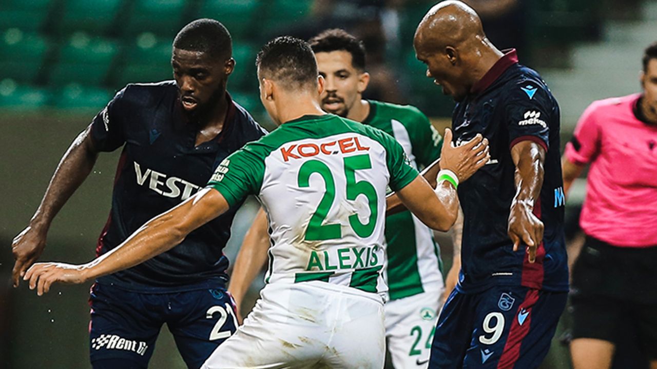 Trabzonspor fişi ilk yarıda çekiyor