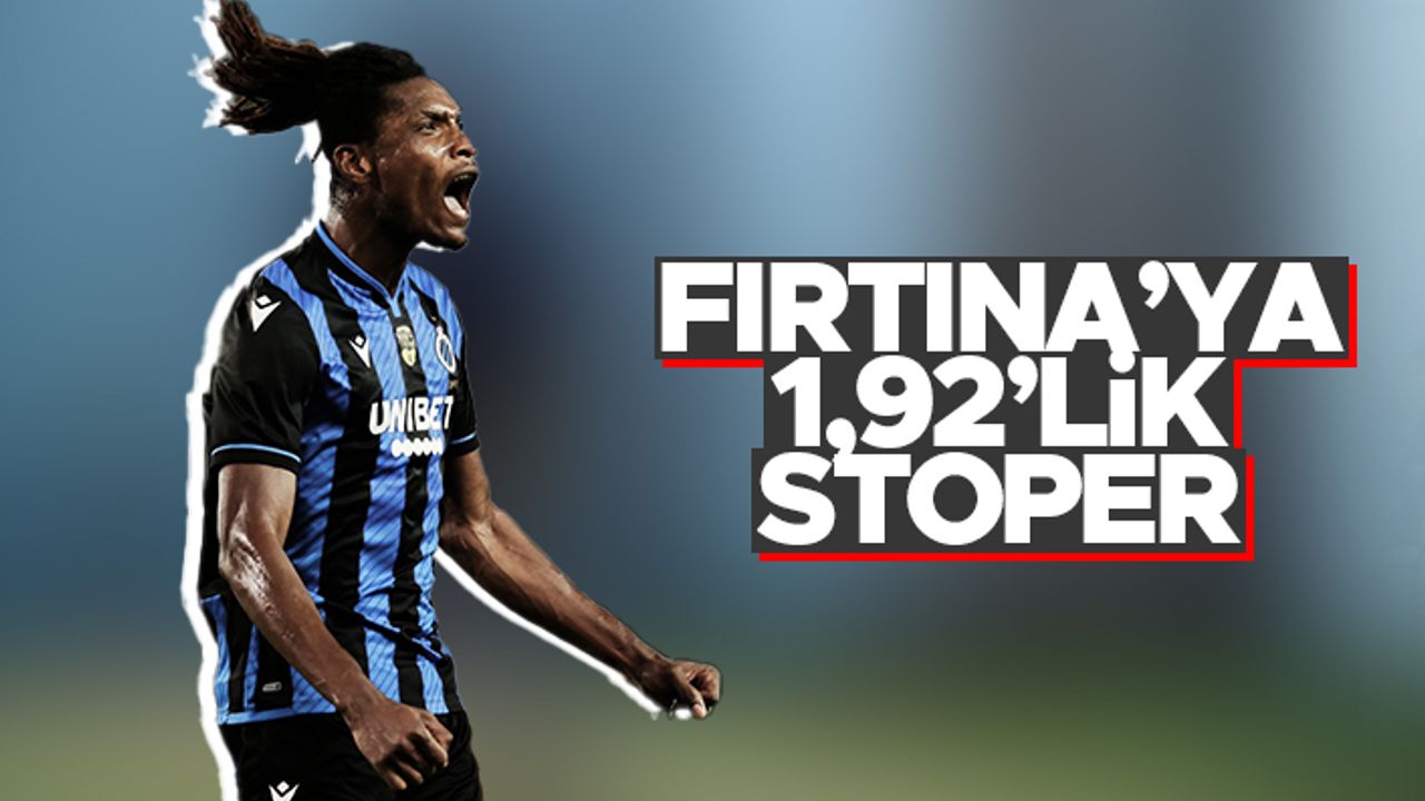Trabzonspor'a 1,92'lik stoper