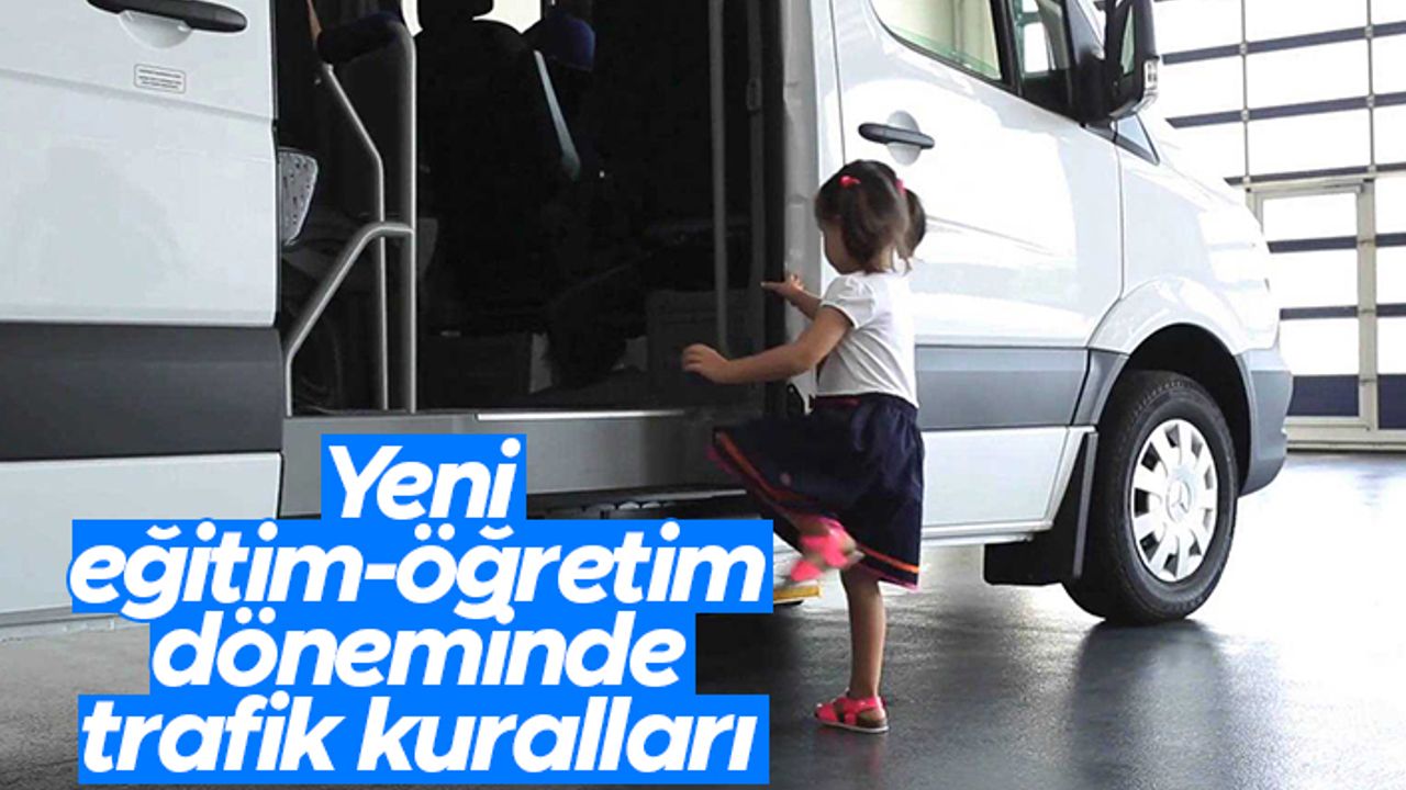 Yeni eğitim-öğretim döneminde okul servislerinde trafik kuralları - 81 ile genelge gönderildi