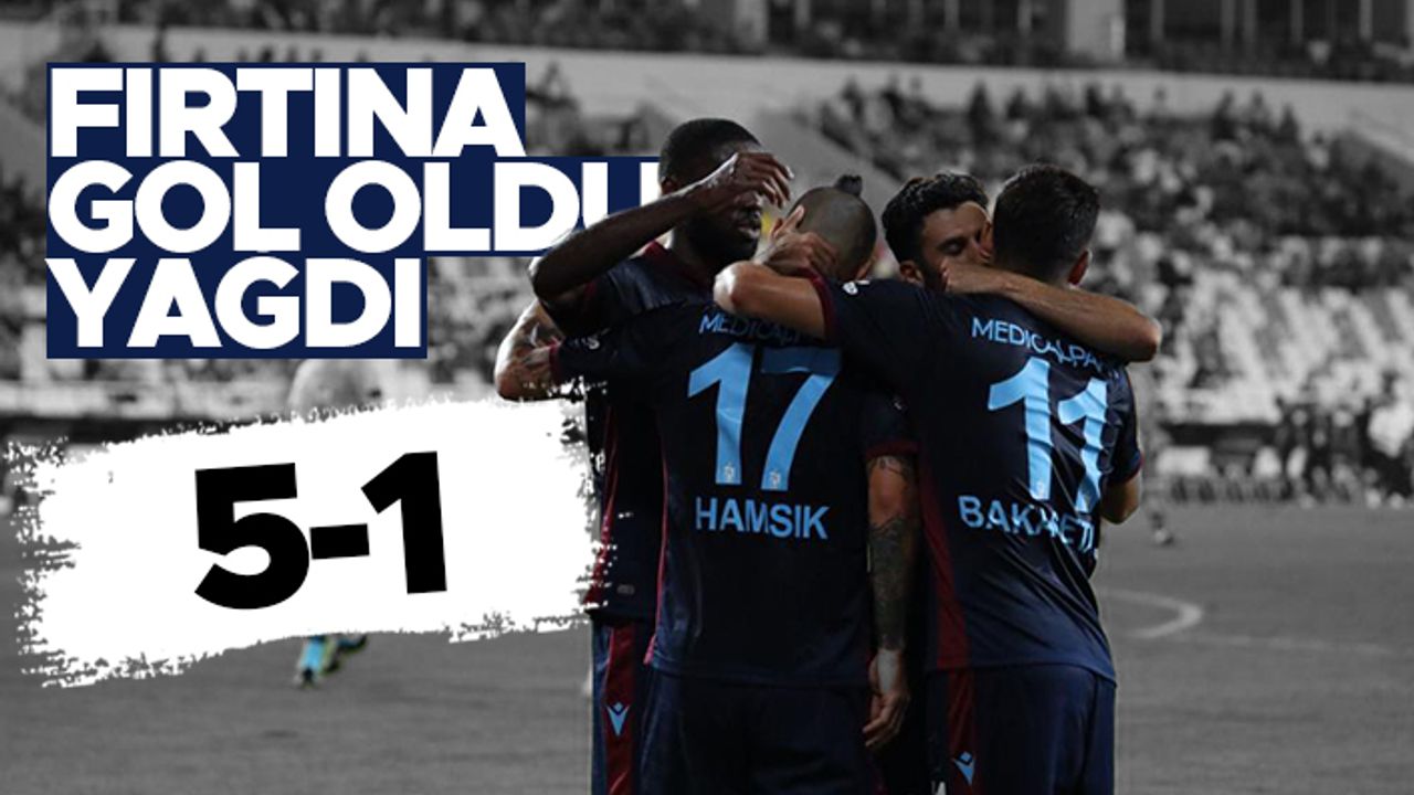Yeni Malatyaspor 1-5 Trabzonspor - Maç Özeti