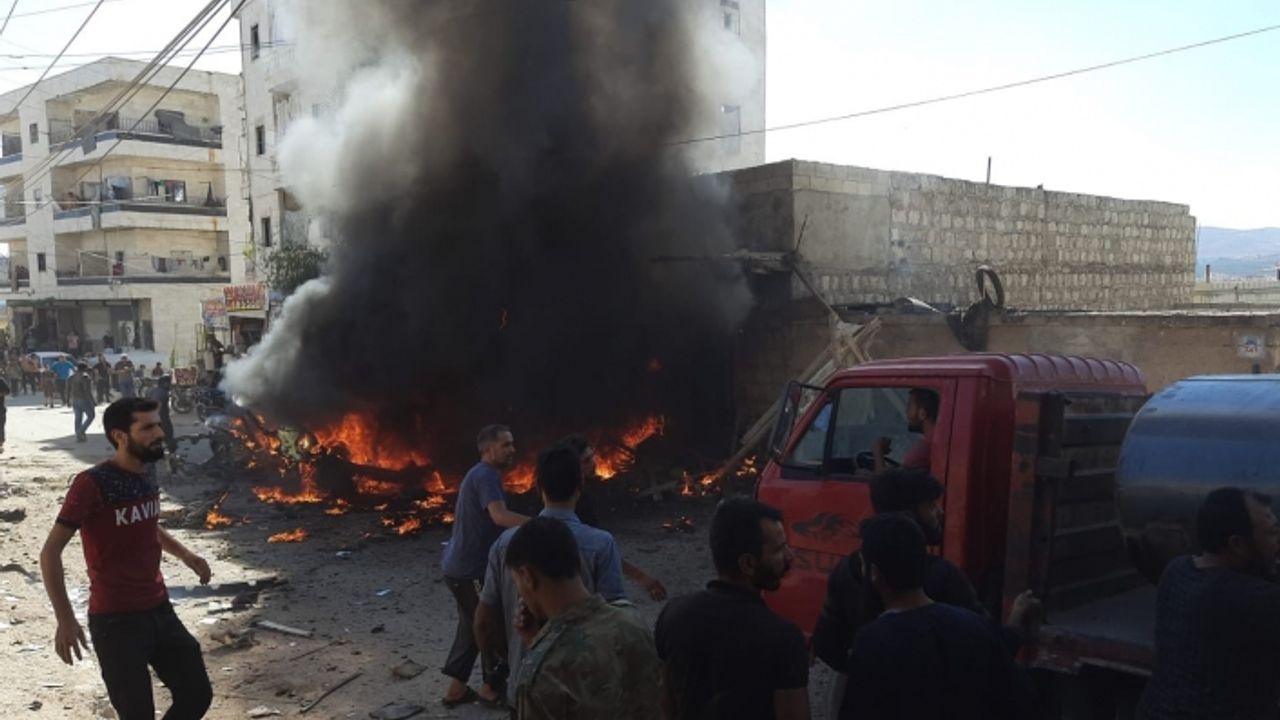 Afrin’de bomba yüklü araçla saldırı: 1 ölü, 1 yaralı