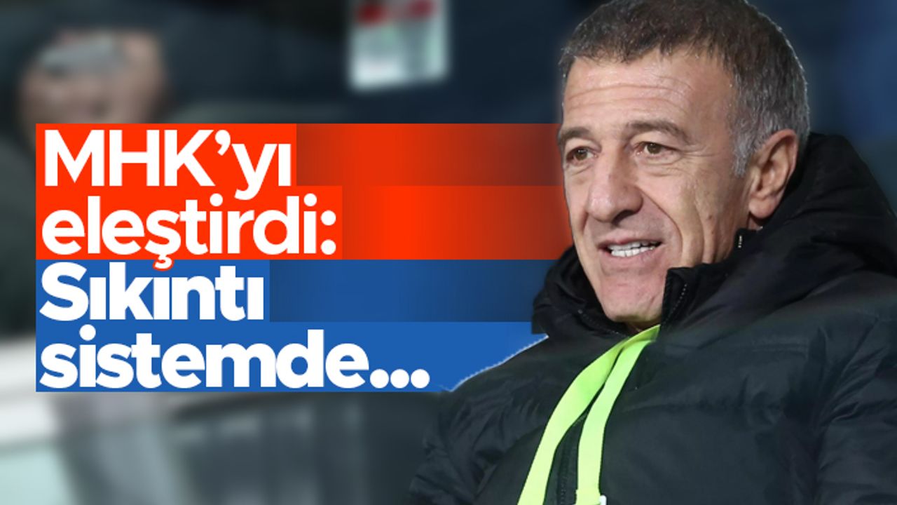 Ahmet Ağaoğlu MHK'yı eleştirdi: Sıkıntı sistemde