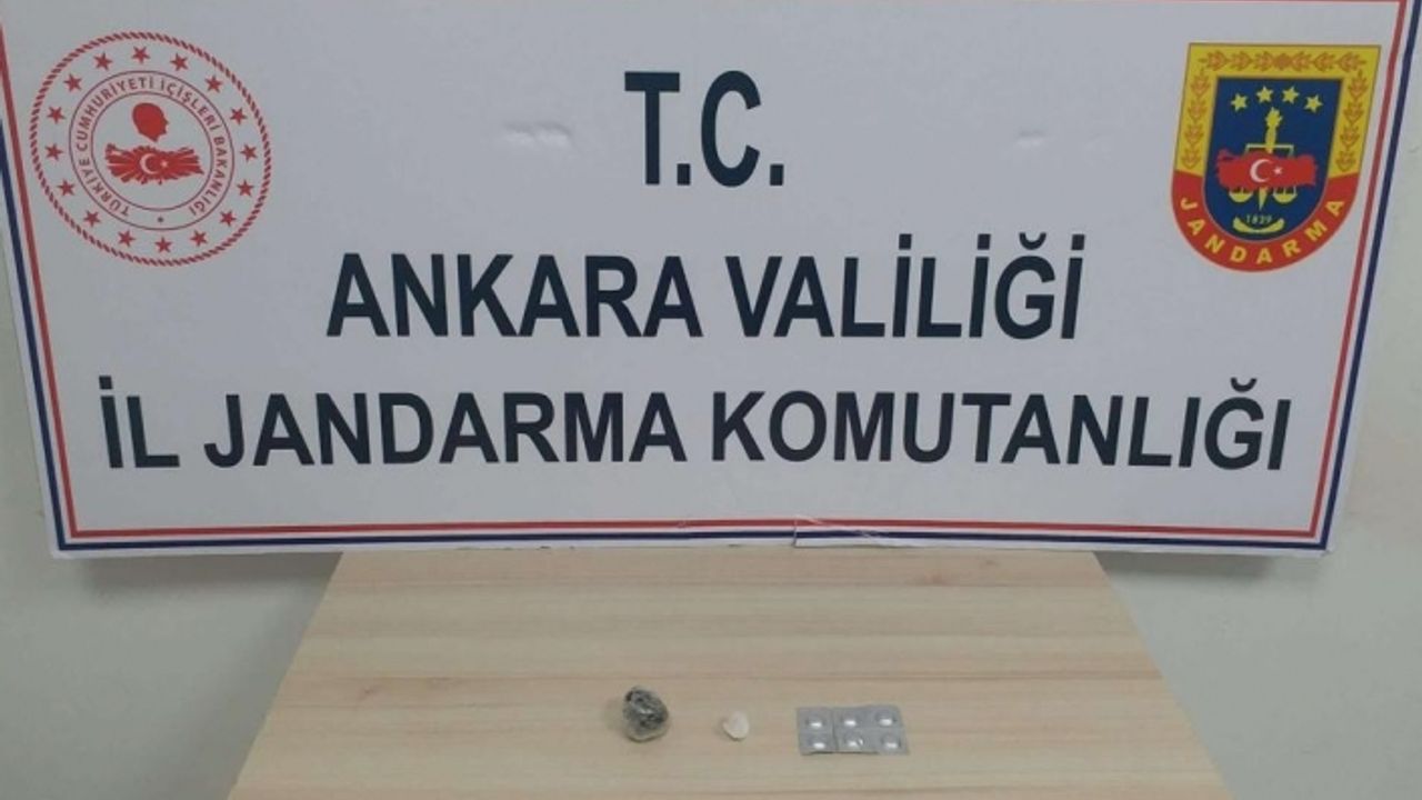 Ankara’da jandarmadan uyuşturucu operasyonu