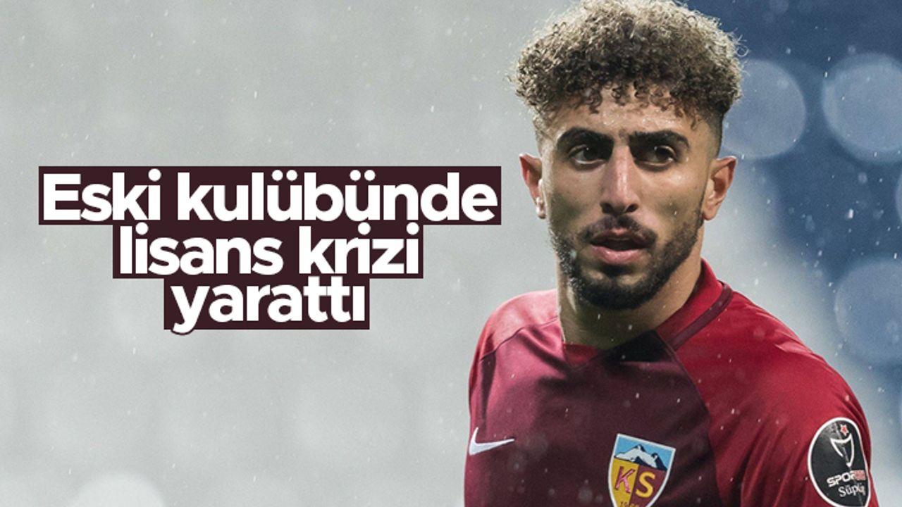 Bilal Başacıkoğlu Kayserispor'da lisans krizi yarattı