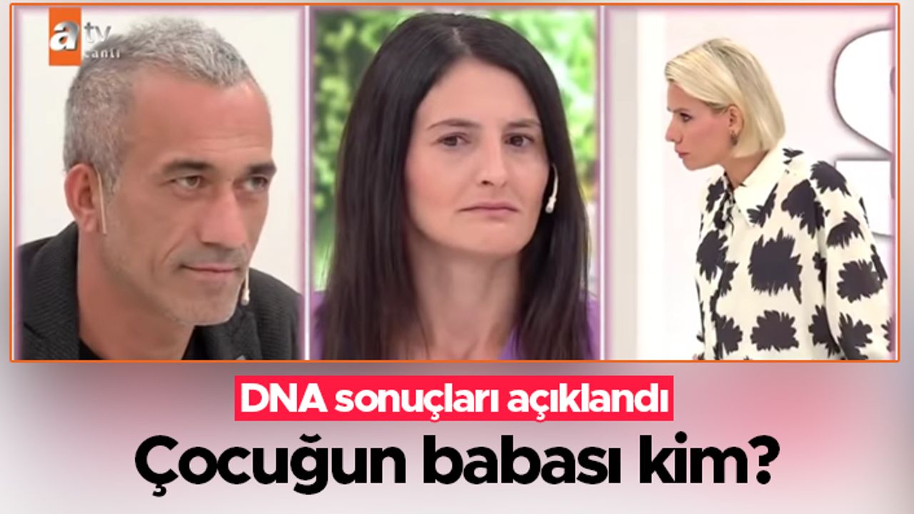 Canlı yayında DNA sonuçları açıklandı: Çocuğun babası kim?