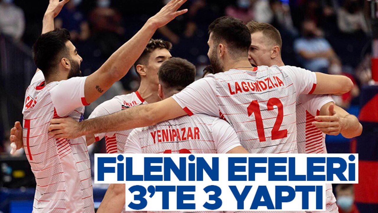 Filenin Efeleri, 3'te 3 yaptı