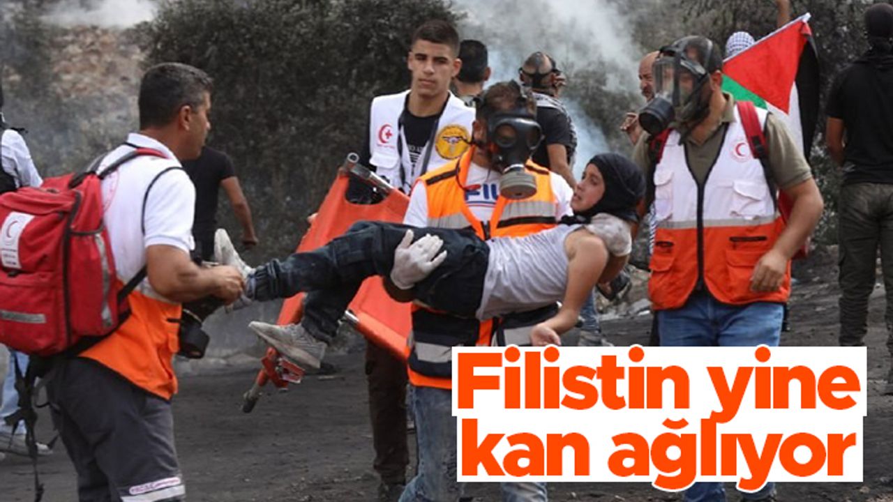 İsrail askerlerinden Nablus’ta Filistinlilere sert müdahale: 217 yaralı