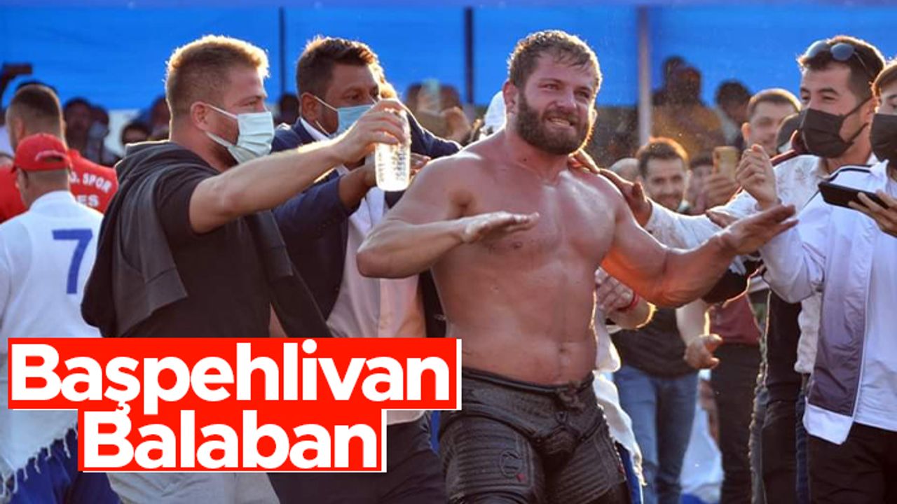 Karadeniz Kırkpınarında başpehlivan İsmail Balaban oldu