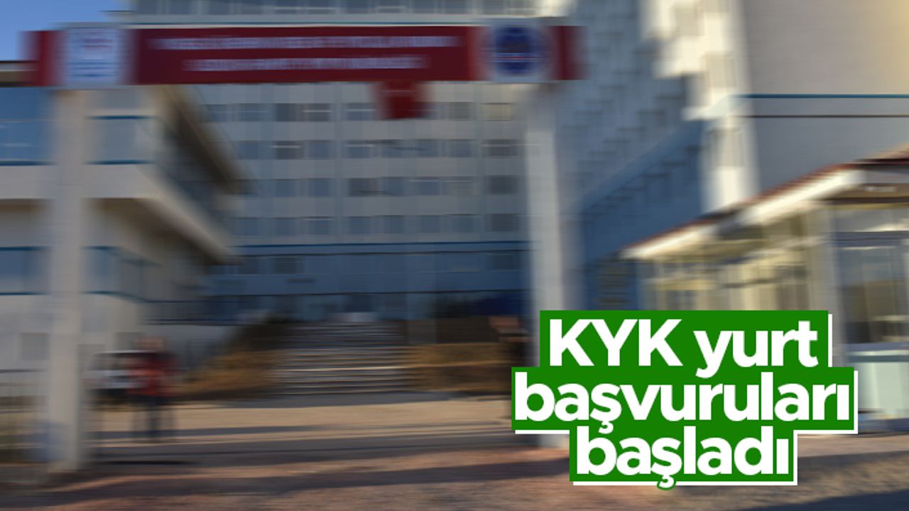 Öğrenciler dikkat - KYK yurt başvuruları başladı