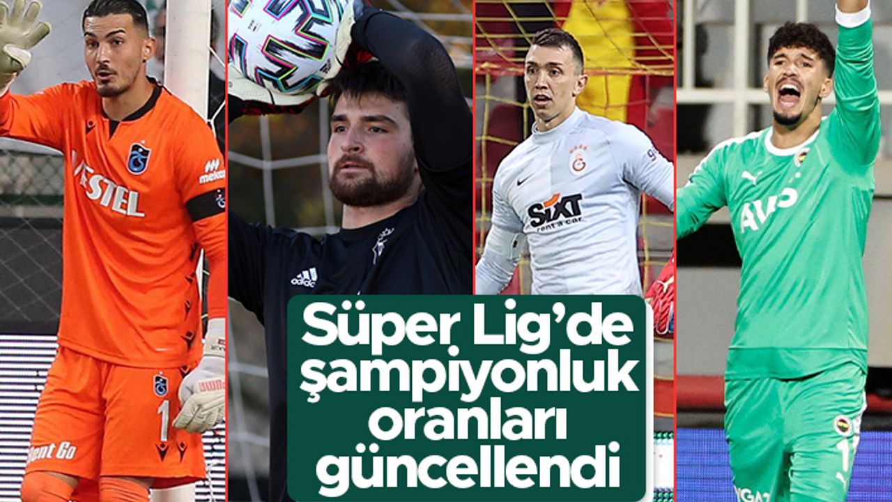 Spor Toto Süper Lig'de şampiyonluk oranları güncellendi