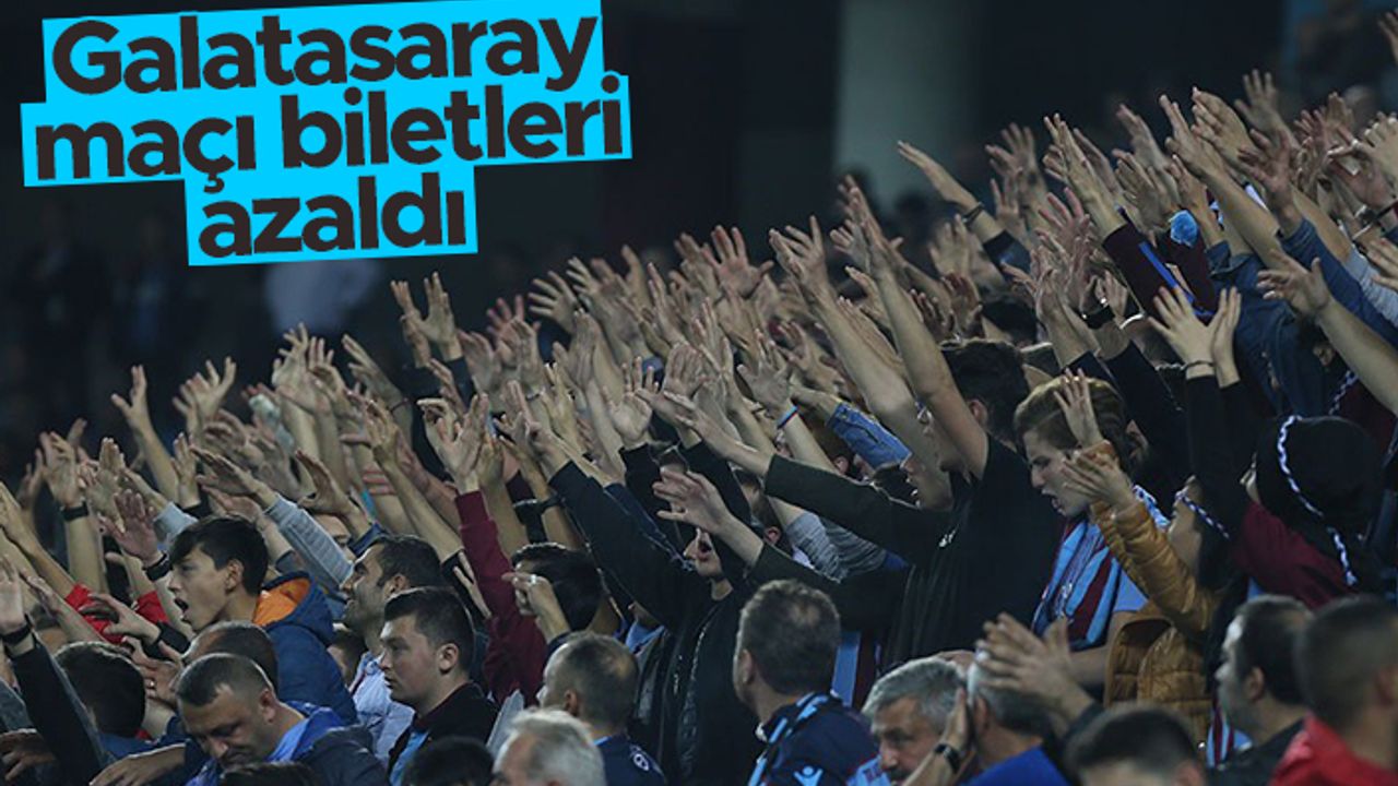 Trabzon'da Galatasaray maçına ilgi yoğun - Biletler önemli ölçüde azaldı