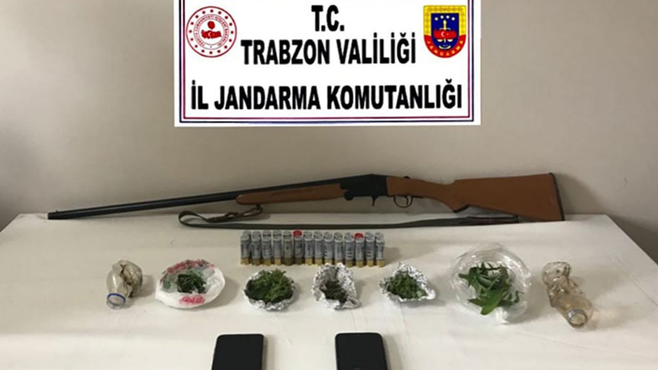 Trabzon'da jandarma uyuşturucuya geçit vermiyor