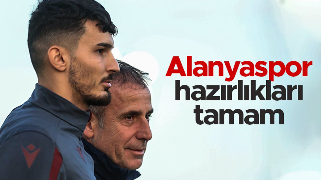 Trabzonspor, Aytemiz Alanyaspor maçı hazırlıklarını tamamladı