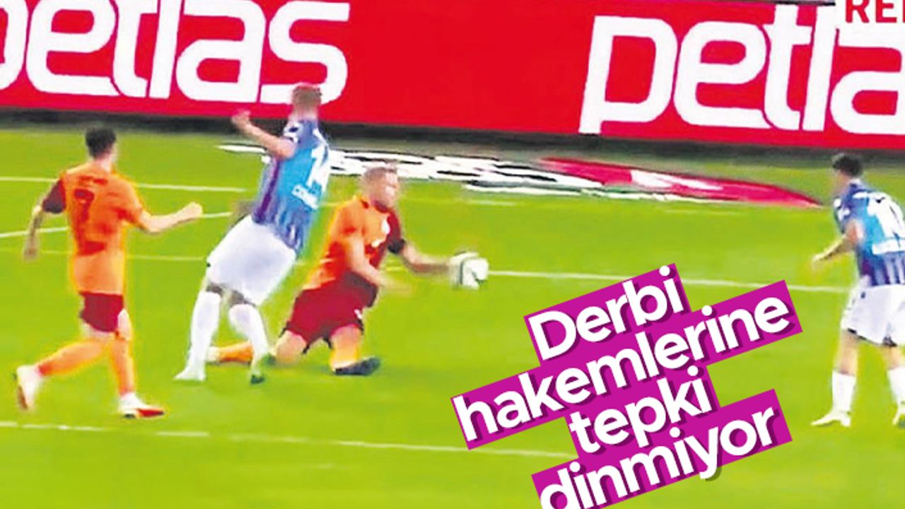 Trabzonspor'dan Galatasaray derbisinin hakemlerine sert tepki!