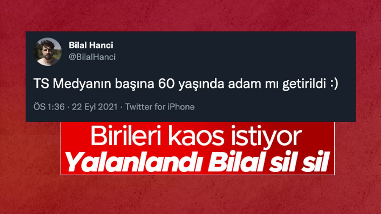 Trabzonspor ile dalga geçen Bilal Hancı, yalana ortak oldu
