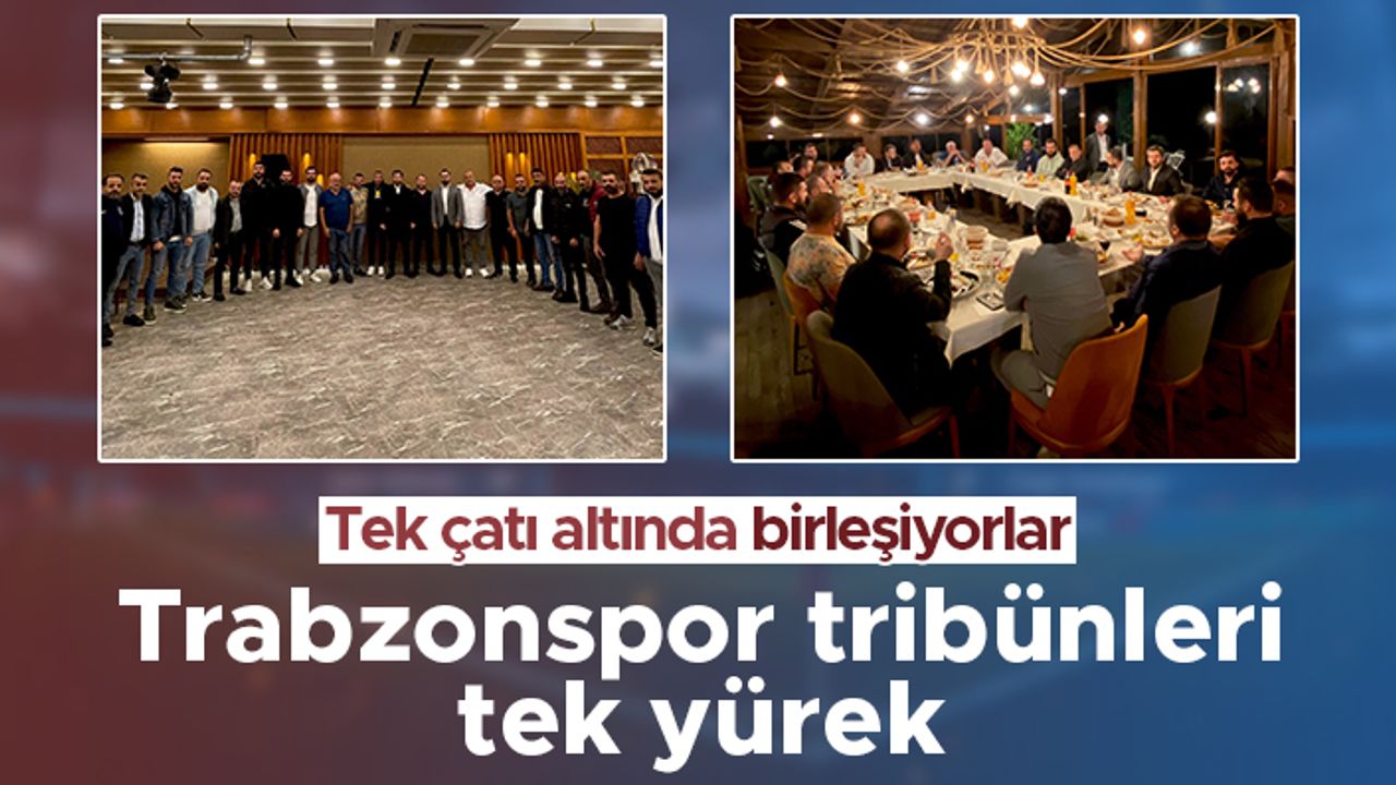 Trabzonspor tribünleri tek yürek - Bordo-Mavili taraftar grupları tek tribünde birleşecek