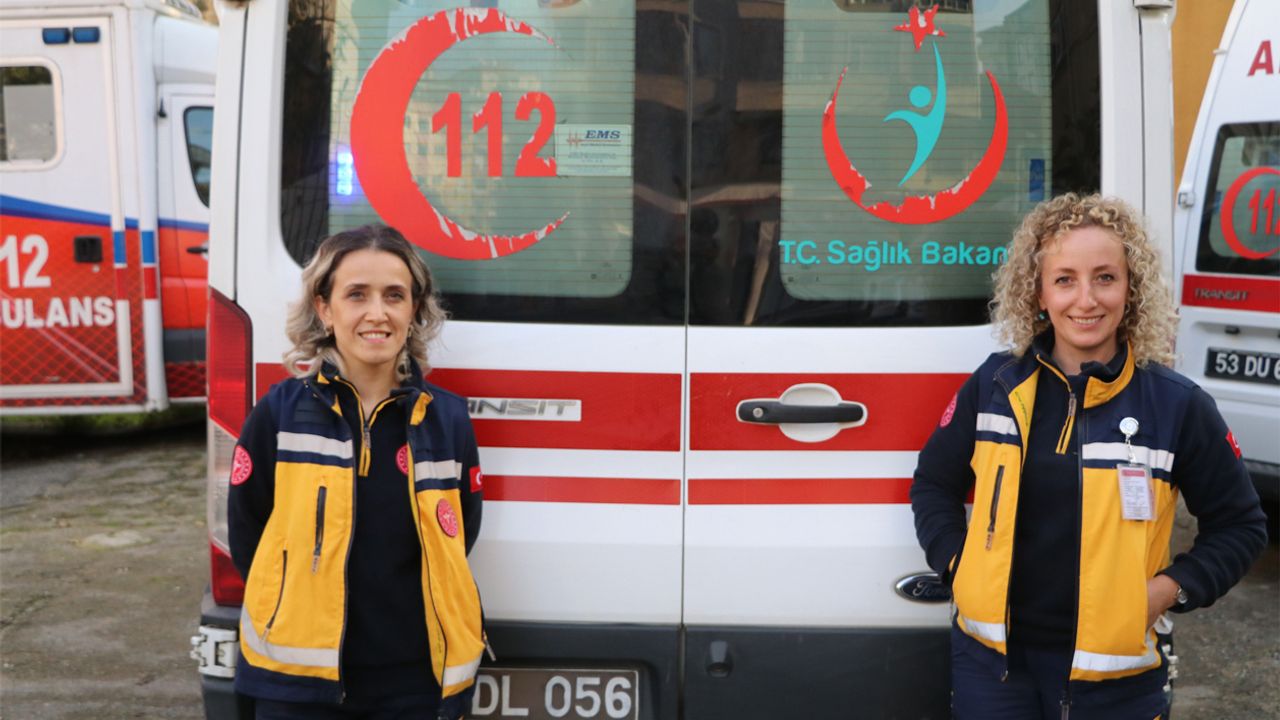 Onlar Rize’nin kadın ambulans şoförleri