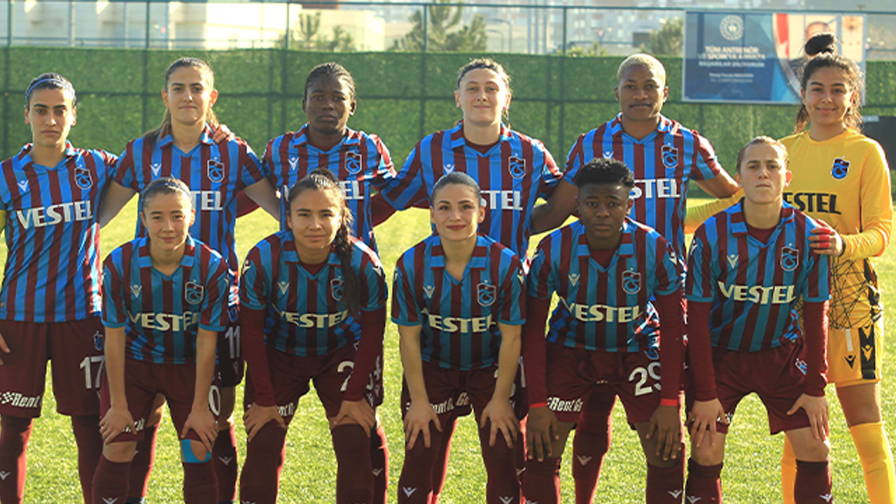 Trabzonspor Kadın Futbol Takımı galibiyetle tanışamadı